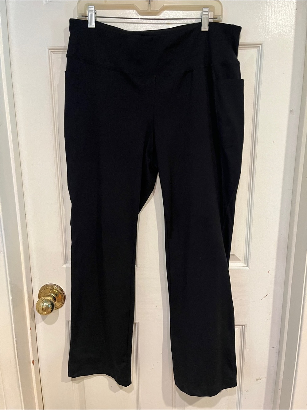 Jockey Wide Leg Yoga Pants/Leggings with Pockets size XL